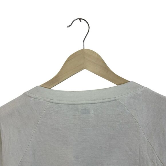 Faherty Large Cloud Cotton Henley Top Partial Button Long Sleeve Womens - Picture 12 of 15